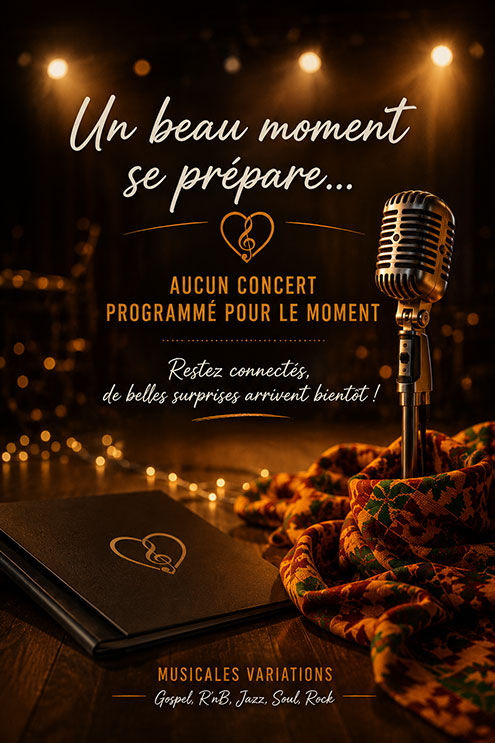 Prochain concert Musicales Variations en cours de programmation
